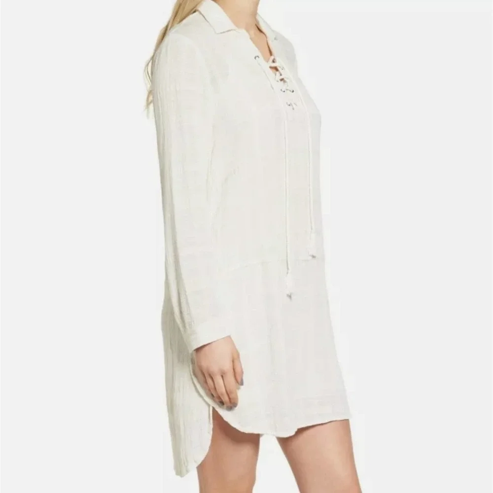 Splendid Sandbar stripe lace up dress - Picture 14 of 15